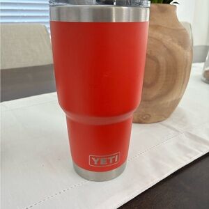 YETI Bold Red Travel Mug